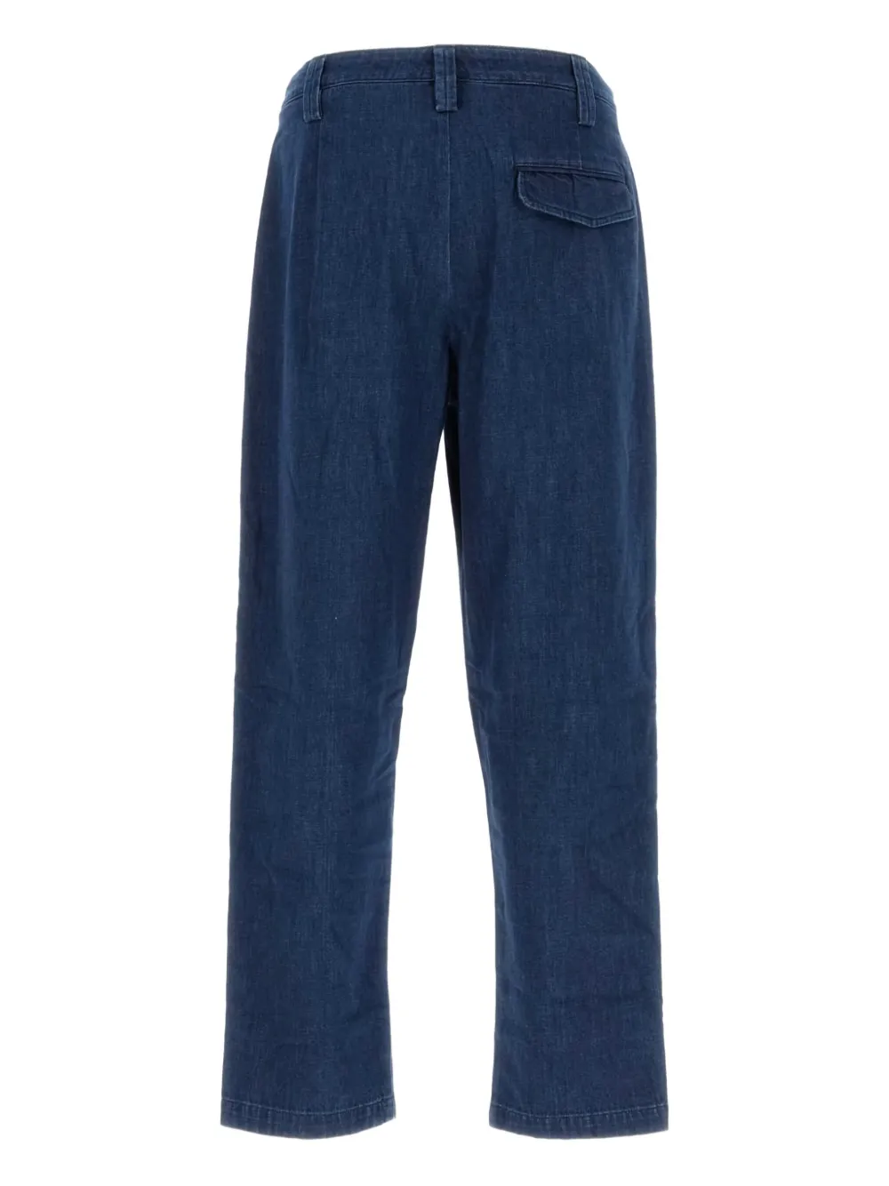 A.P.C. Katoenen jeans met geplooid detail Blauw