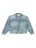 FEAR OF GOD ESSENTIALS zip-front denim jacket - Blue