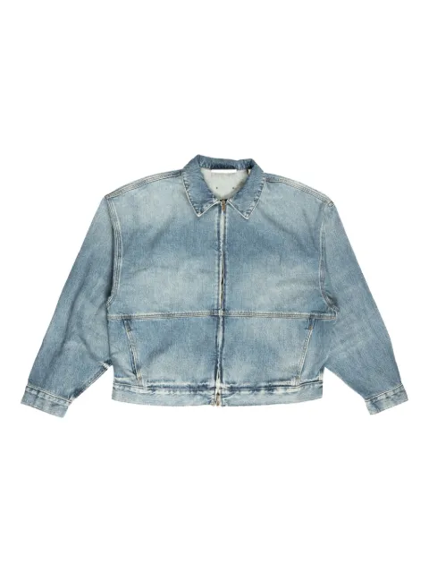 FEAR OF GOD ESSENTIALS zip-front denim jacket