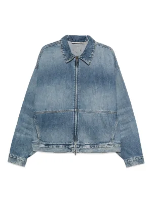 Fear of God Essential デニムジャケット FEAR OF GOD ESSENTIALS Trucker Jacket | Blue | FARFETCH