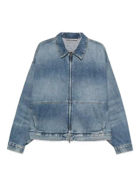 FEAR OF GOD ESSENTIALS zip-front denim jacket