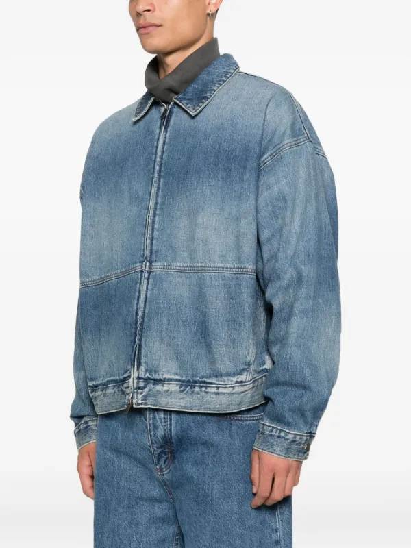 FEAR OF GOD ESSENTIALS ジップアップデニムジャケット FEAR OF GOD ESSENTIALS ジップアップ デニムジャケット | ブルー