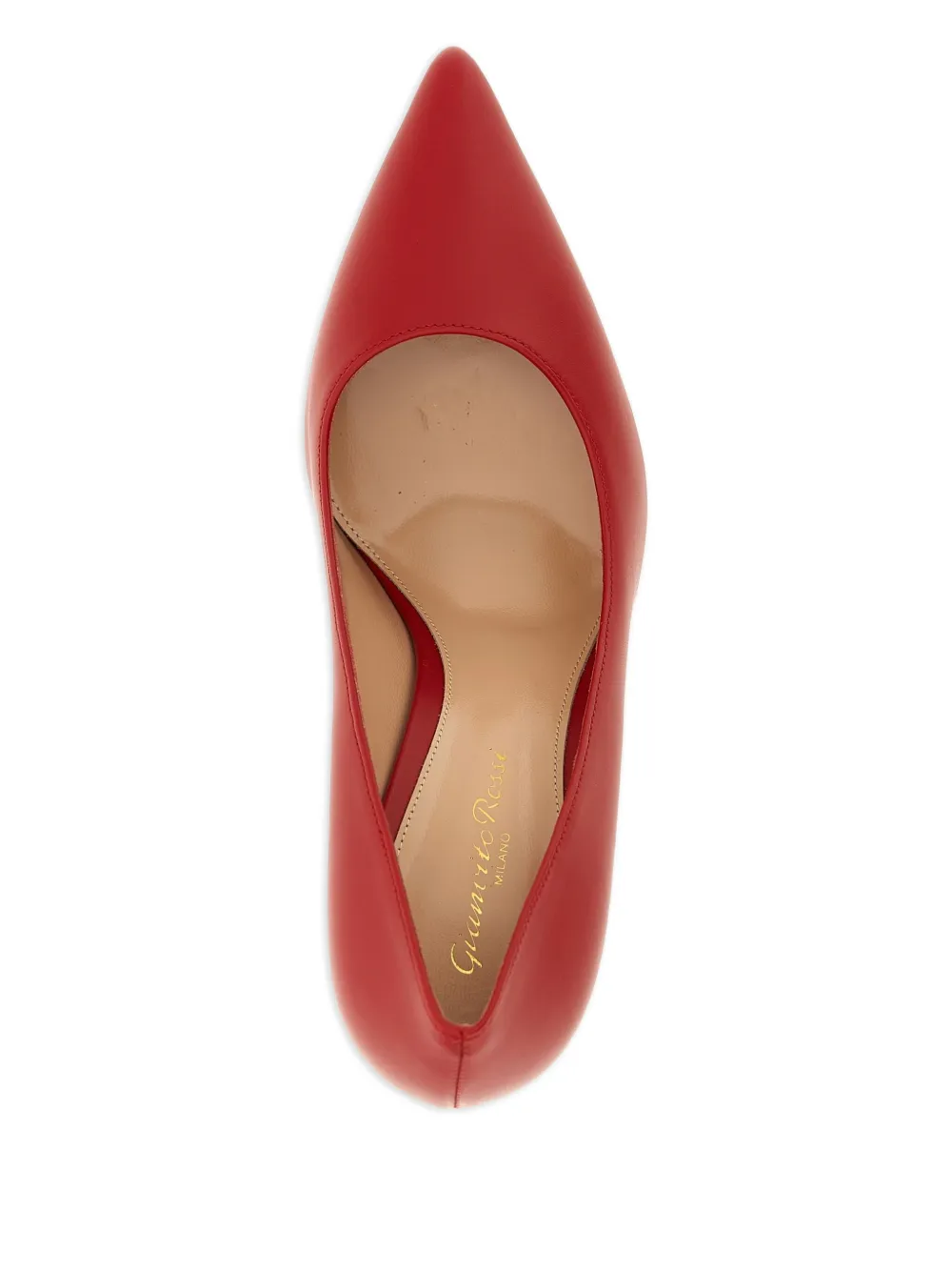 Gianvito Rossi 85mm leather heeled pumps Red