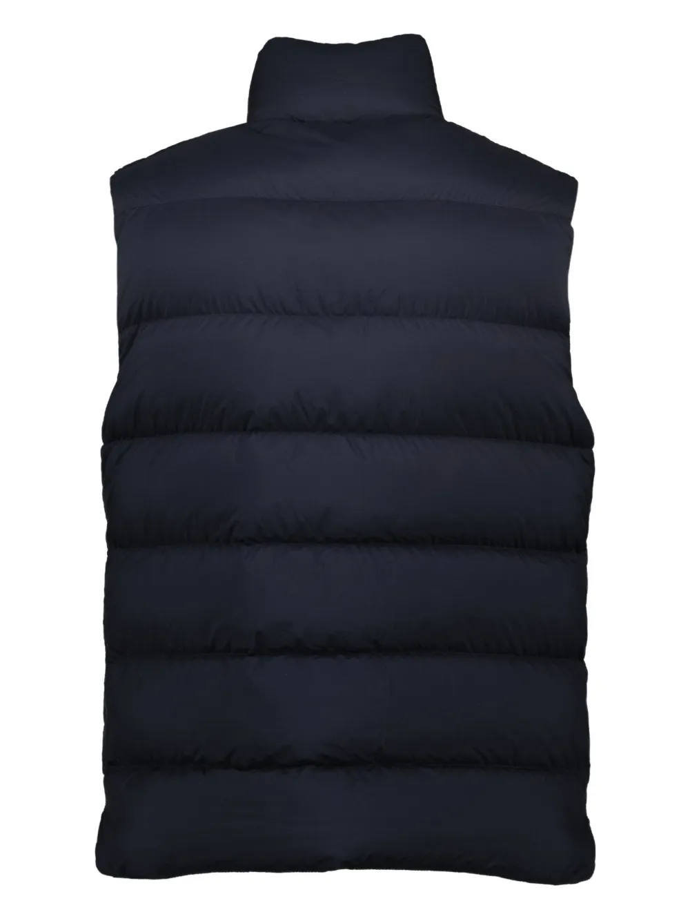 Moncler Bodywarmer met logoplakkaat Blauw
