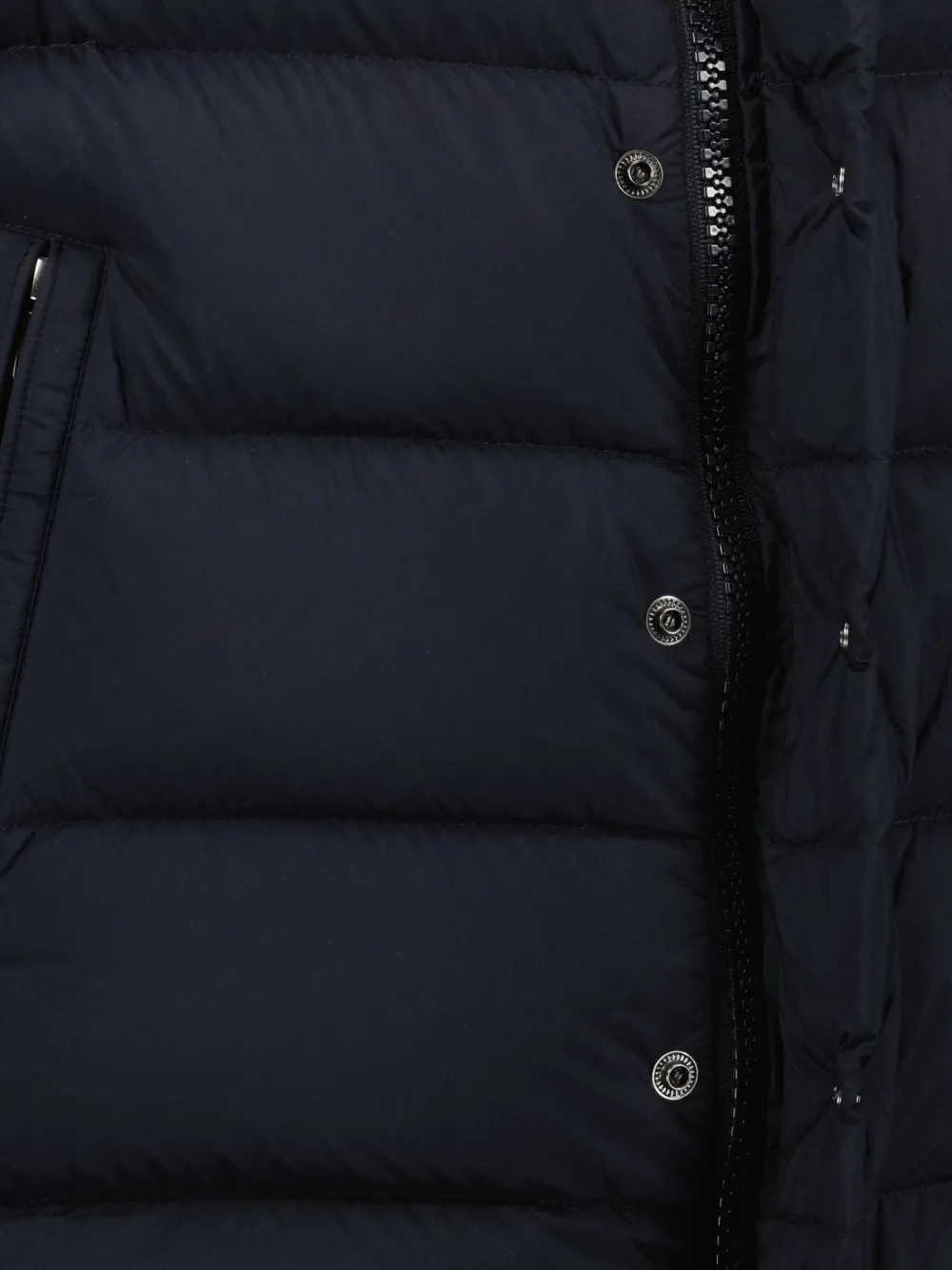 Moncler Bodywarmer met logoplakkaat Blauw