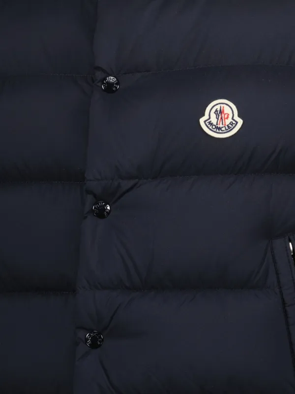 Moncler キルティング ベスト | ブルー | FARFETCH JP