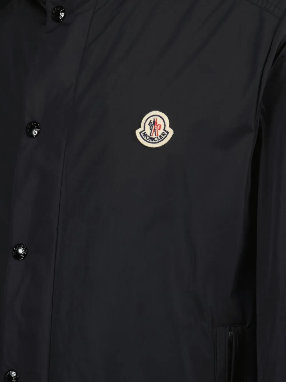 Moncler Epine jas met drukknoopsluiting Zwart