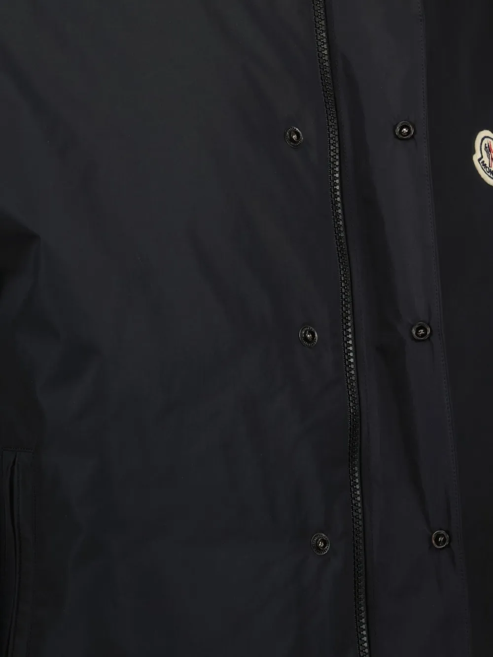 Moncler Epine jas met drukknoopsluiting Zwart