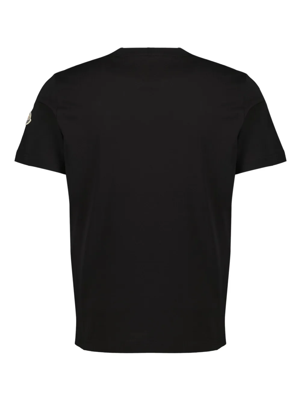 Moncler T-shirt met camouflagepatch en monogram Zwart
