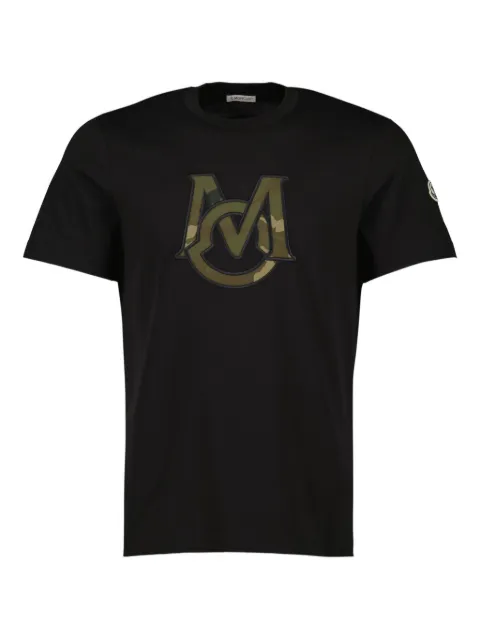 Moncler monogram camouflage-patch T-shirt
