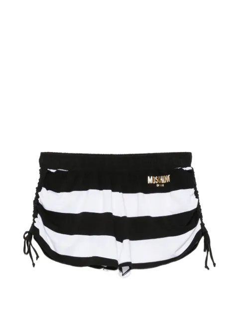 Moschino striped drawstring shorts
