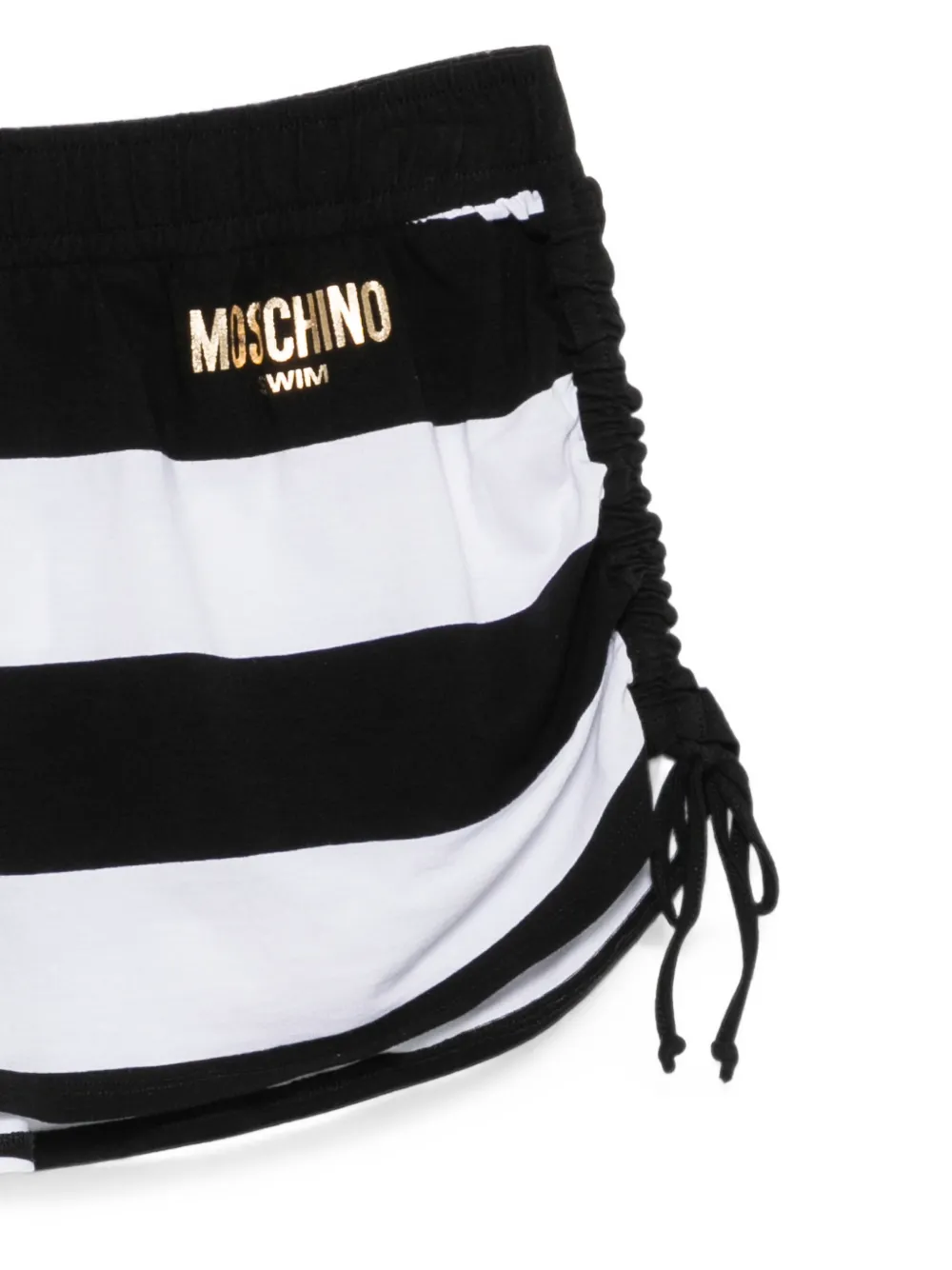 Moschino Gestreepte shorts Zwart