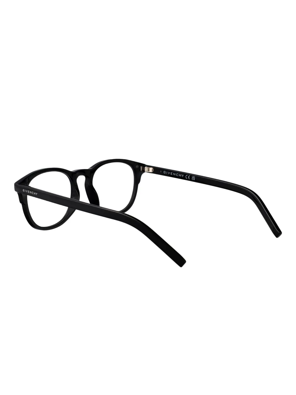 Givenchy Eyewear Bril met rond montuur Zwart