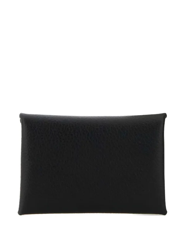 Jil Sander Folded Leather Coin Purse | Black | FARFETCH