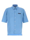 Namacheko patch-pocket poplin shirt - Blue