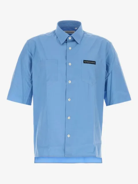 Namacheko patch-pocket poplin shirt