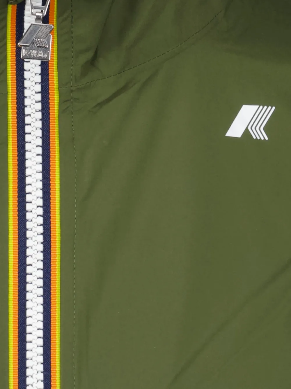 K-Way Jas met ritssluiting Groen