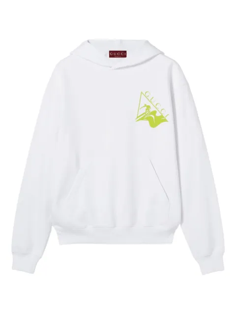 Gucci logo-print cotton hoodie