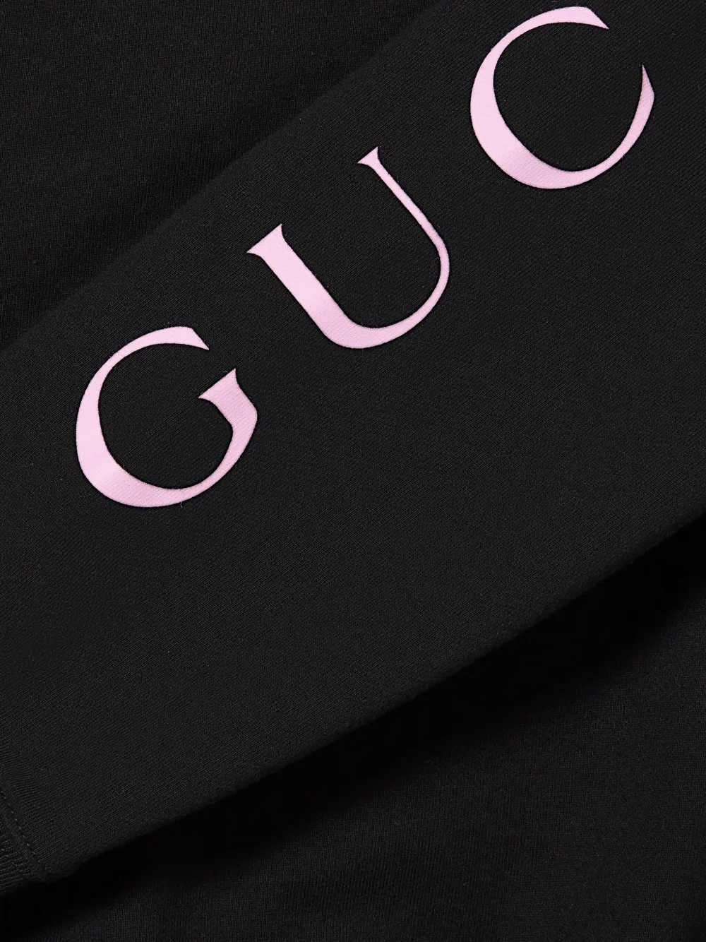 Gucci printed crew-neck sweatshirt Zwart