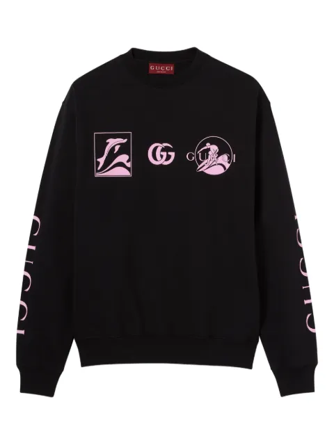 Gucci printed crew-neck sweatshirt