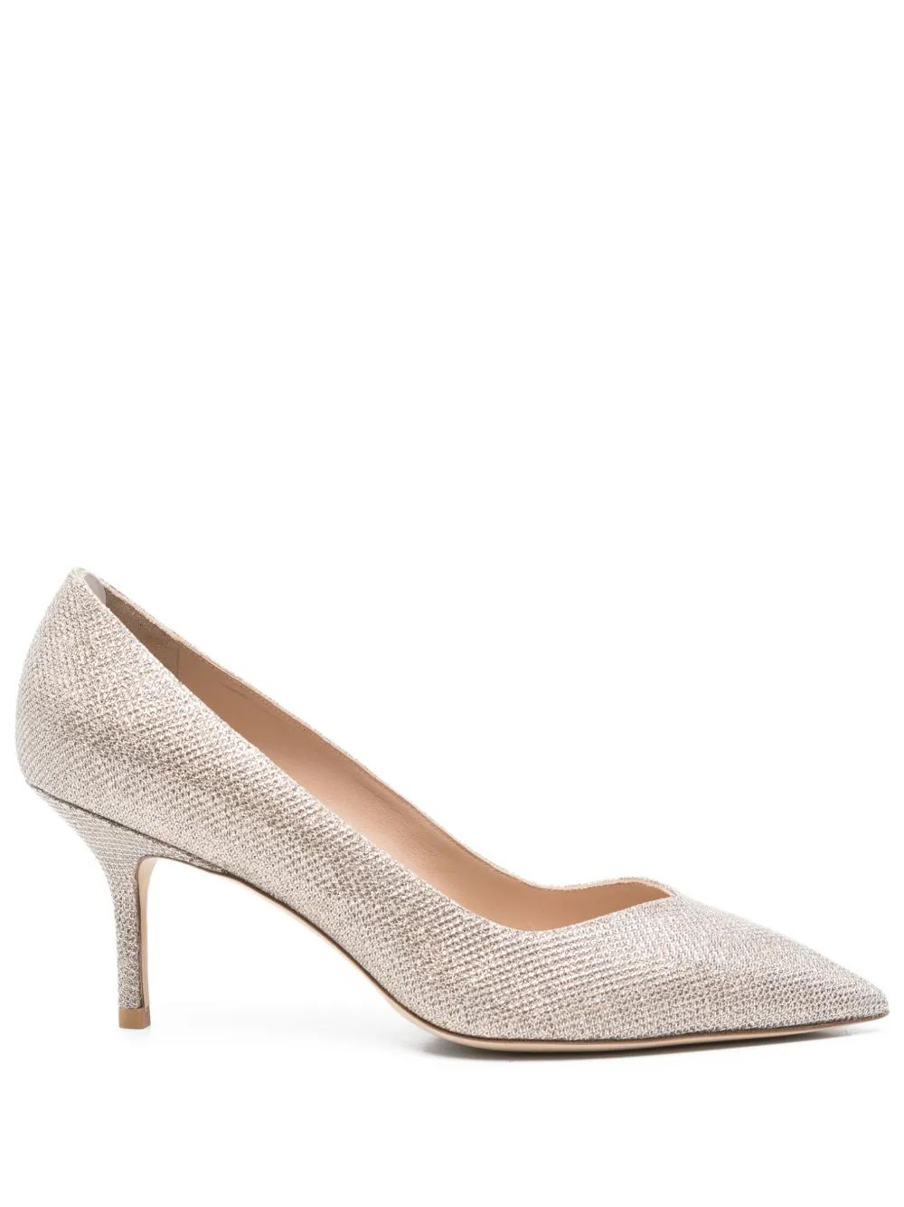 Stuart Weitzman 75mm Glitter Pointed-toe Pumps