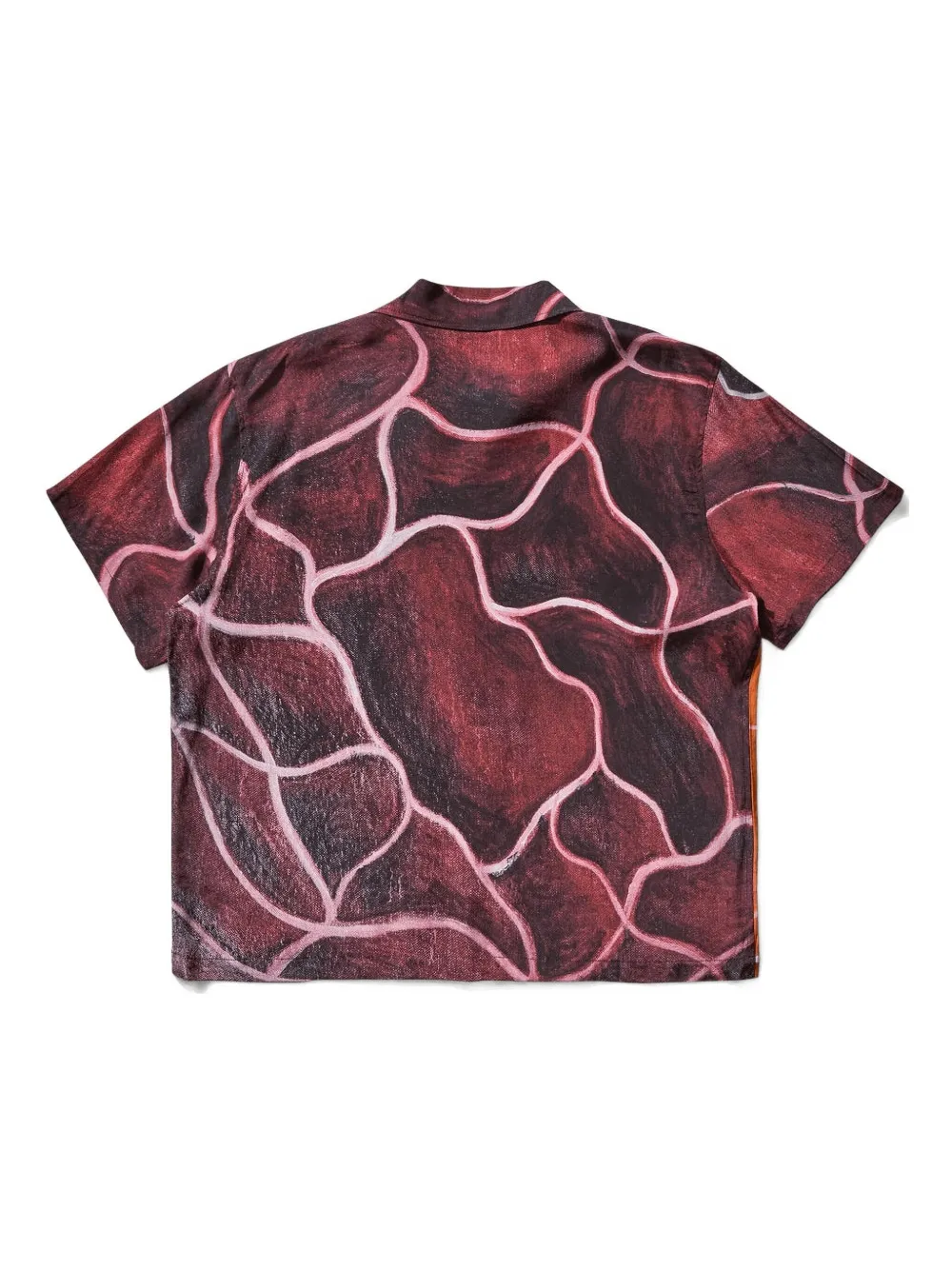 Brain Dead Overhemd met spinnenprint - Rood