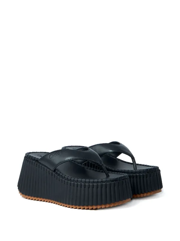 【関税&送料込】Chloe Sandals Black Chloé Flower Sandals Mule in Black | Chloé US