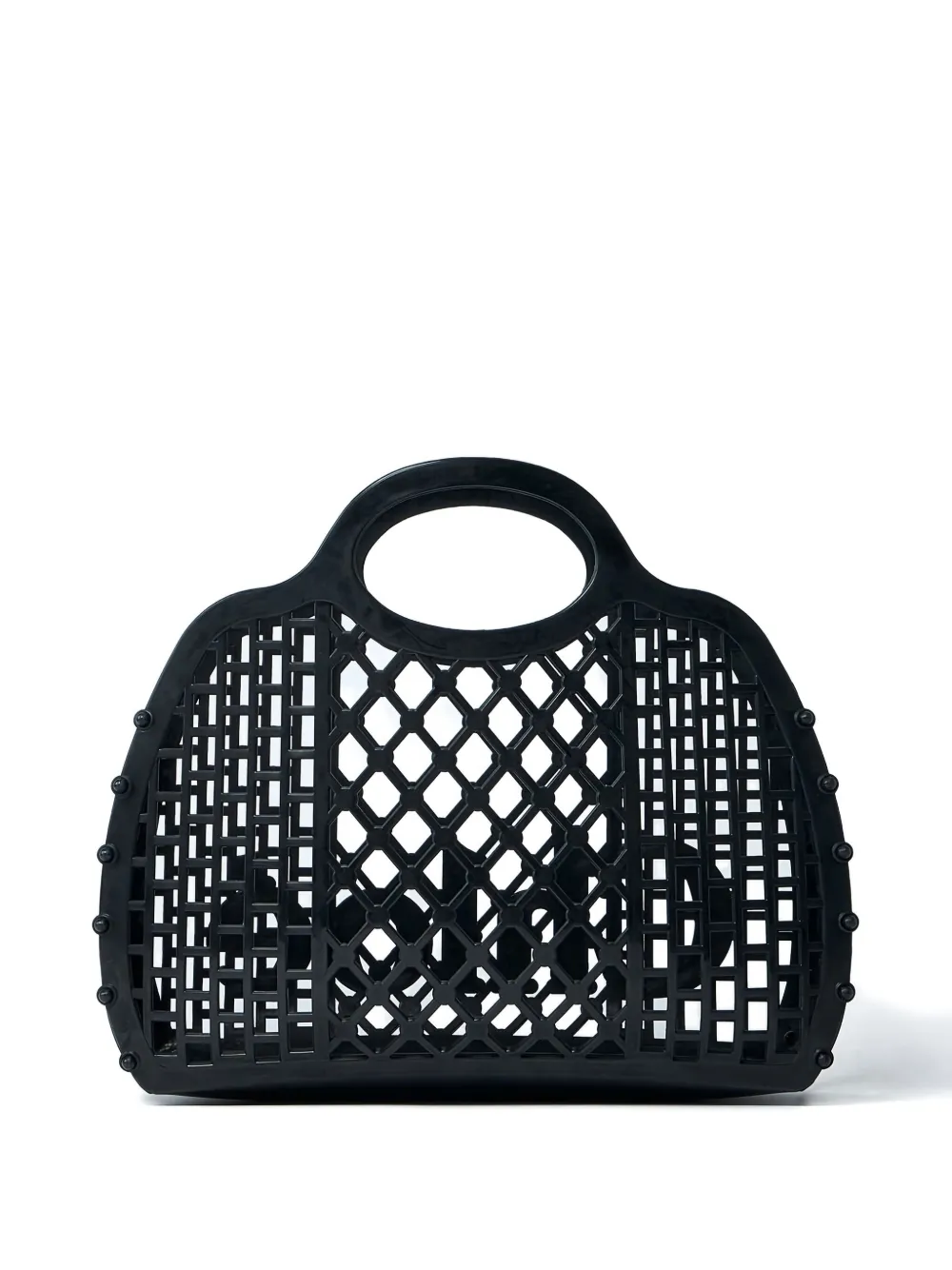 Chloé Cage logo-detail tote bag Zwart
