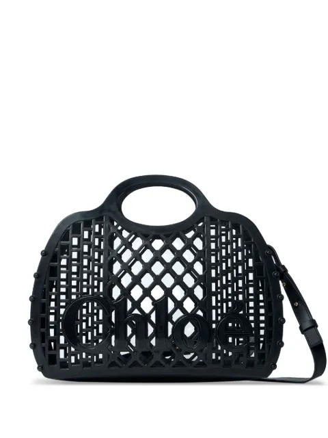 Chloé Cage logo-detail tote bag
