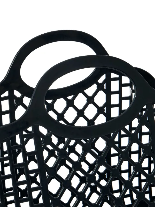 Chloé Cage logo-detail Tote Bag | Black | FARFETCH