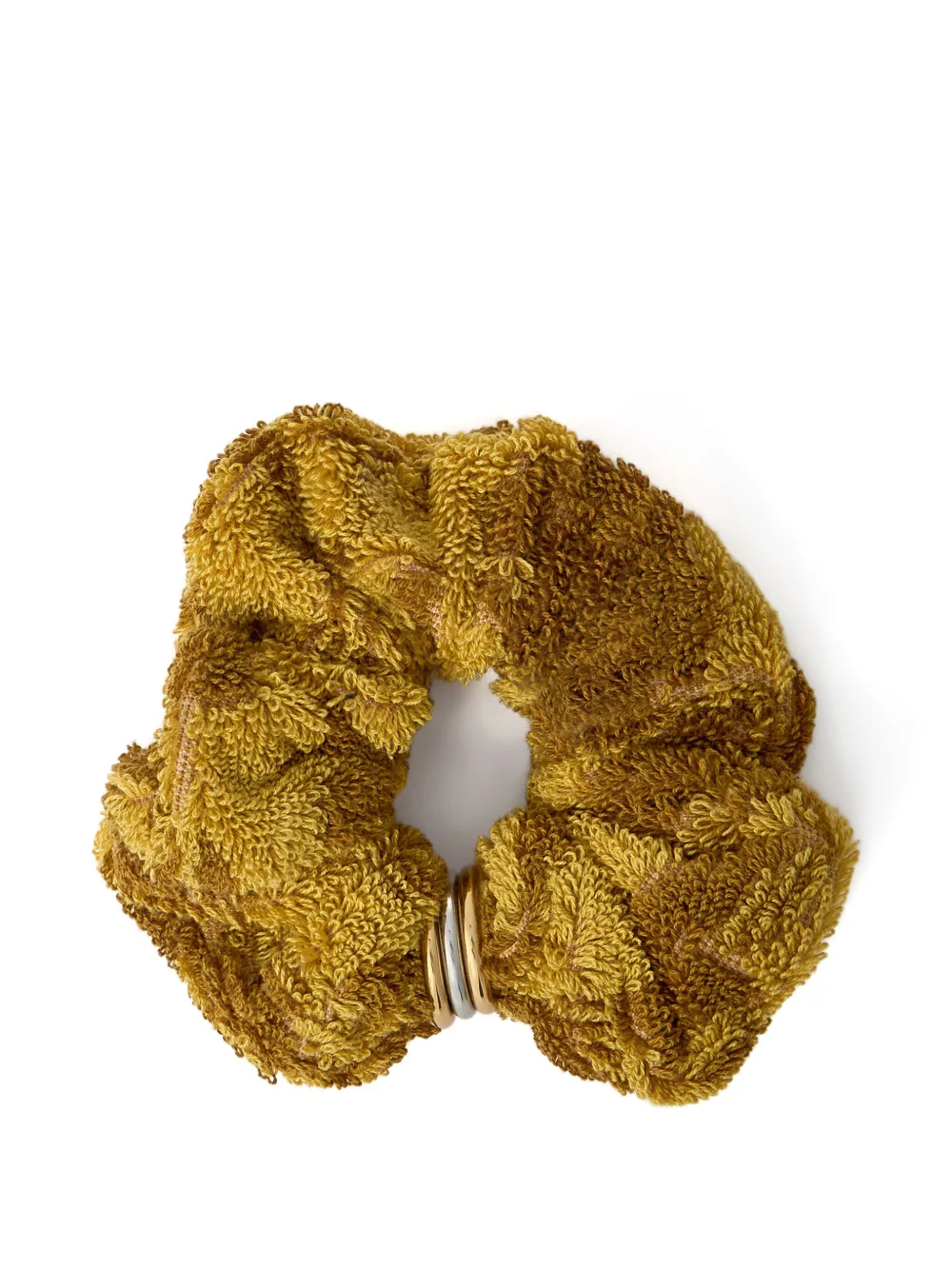 Chloé Scrunchie met gegraveerd logo Geel