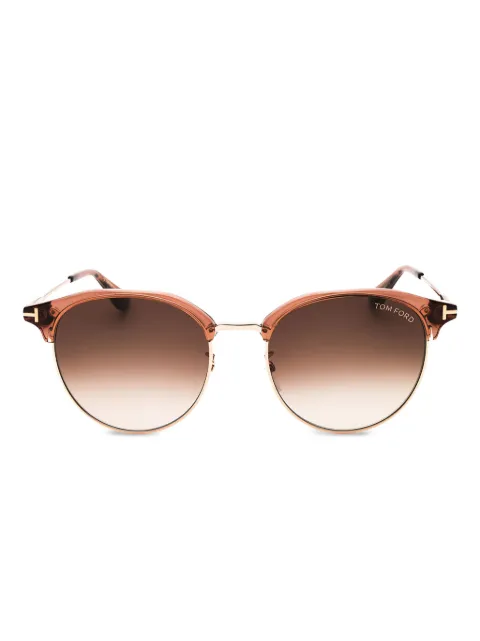 TOM FORD round full-rim sunglasses