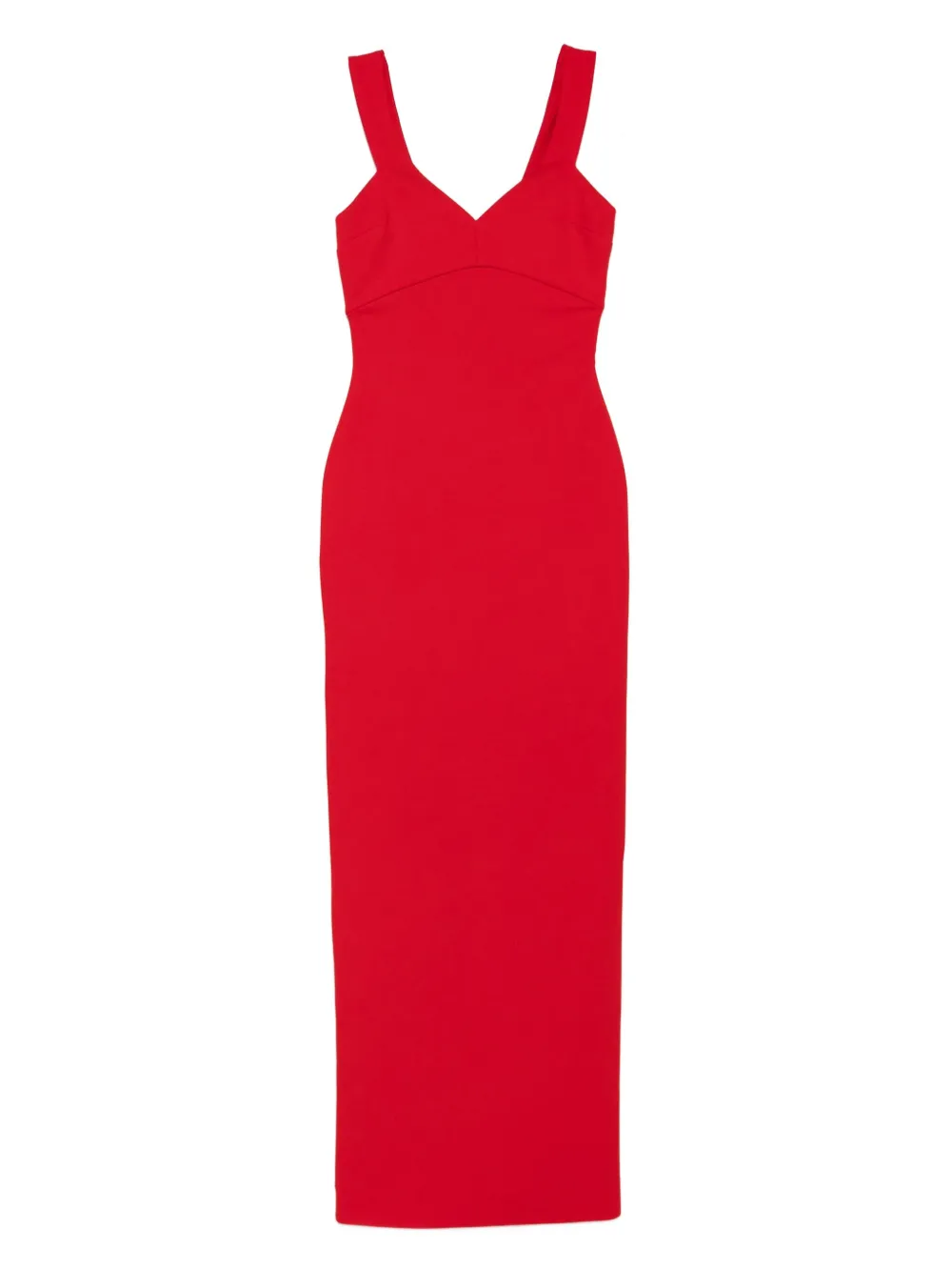 Solace London Nalani maxi-jurk met V-hals Rood
