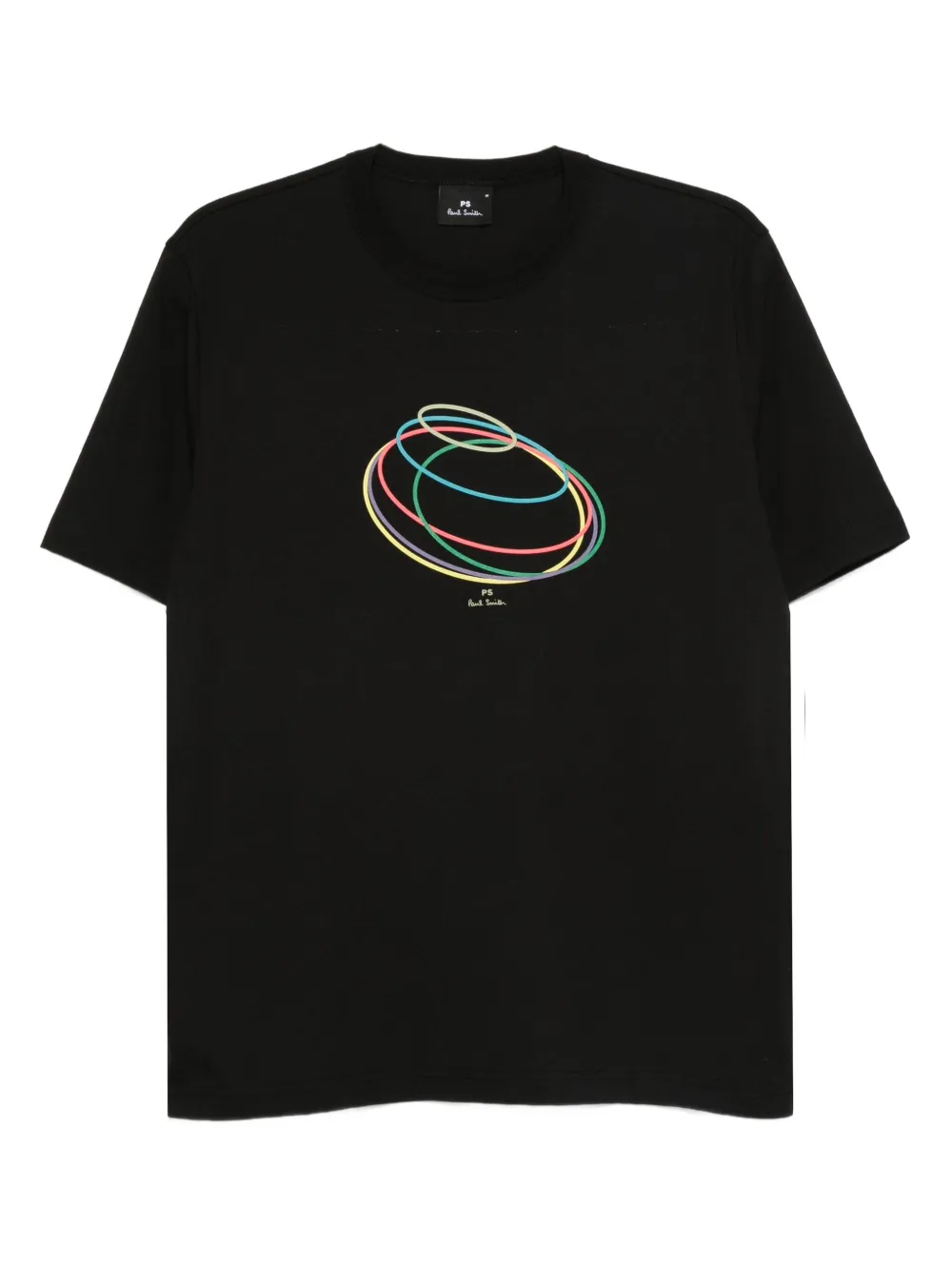 PS Paul Smith T-shirt met abstracte print Zwart