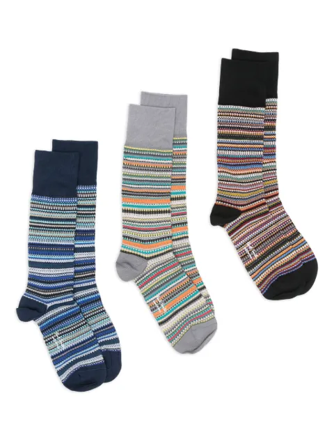 Paul Smith Signature striped socks (pack of three)