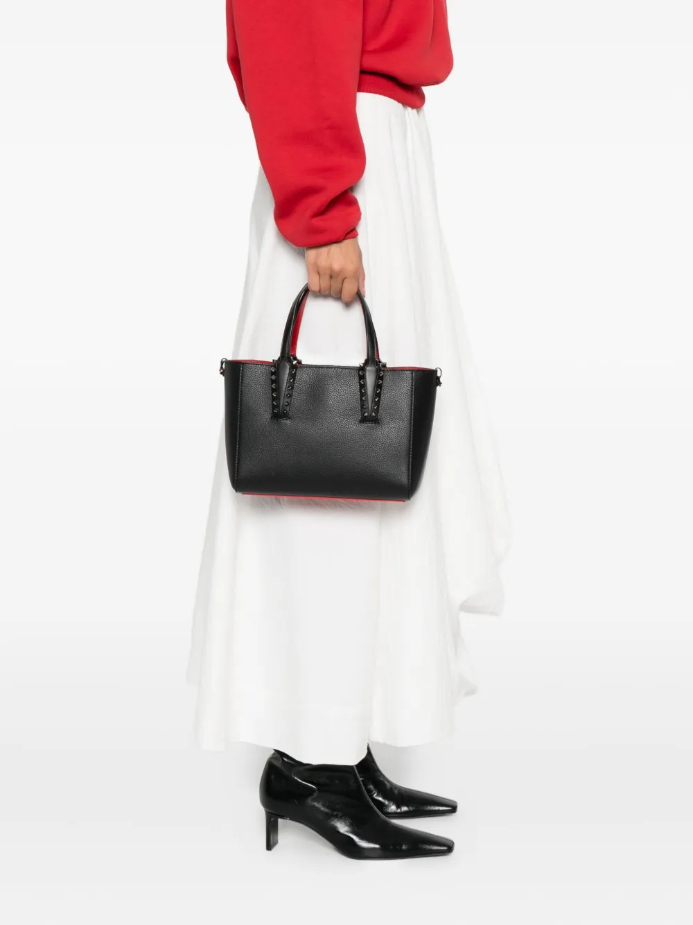 Christian Louboutin spike-stud leather tote bag | Image 2