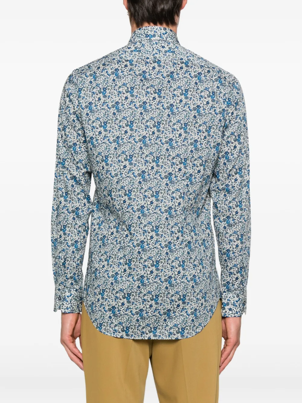 Paul Smith Overhemd met bloemenprint Blauw