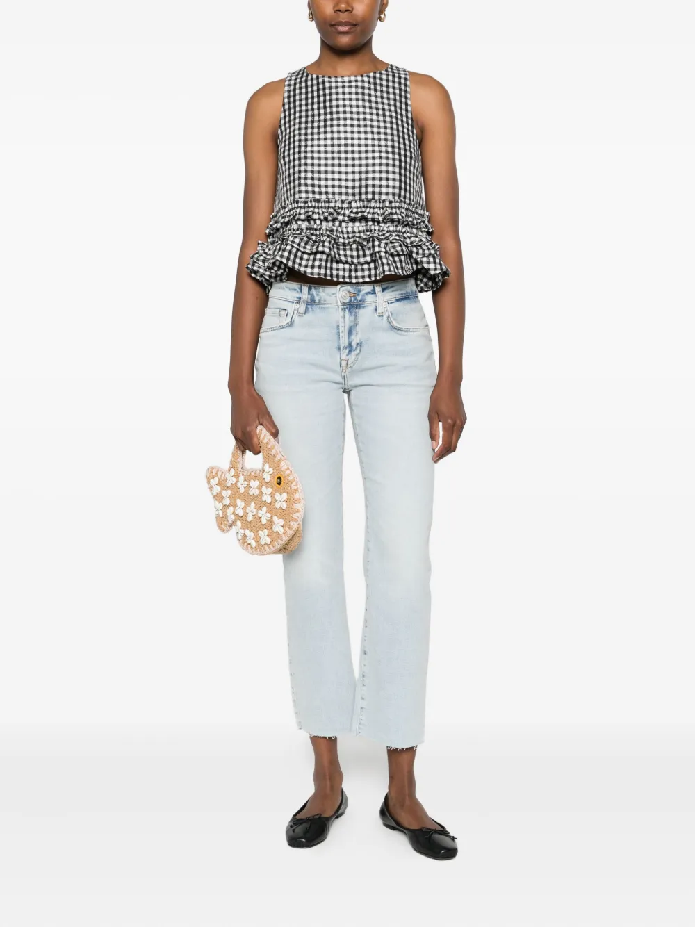 Seven raw-cut jeans | Cropped Jeans | Image 2