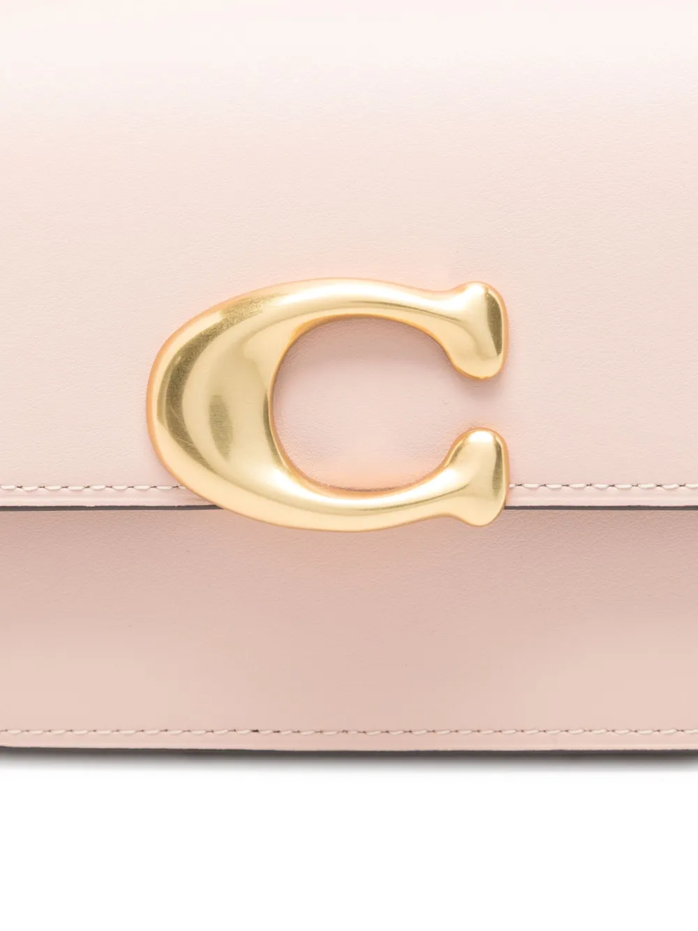 Coach Zoe clasp-detail Leather Shoulder Bag | Neutrals | FARFETCH