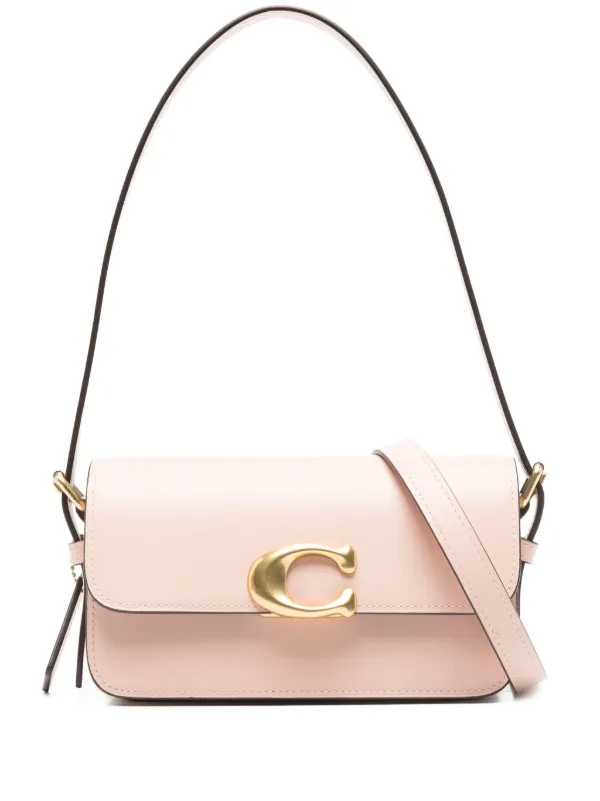 Coach Zoe clasp-detail Leather Shoulder Bag | Neutrals | FARFETCH