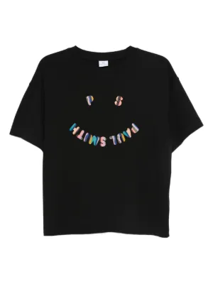 T-shirt Paul Smith Femme Taille 38 - Noir, Motif Trompe-l'oeil, Neuf Sans étiquettes