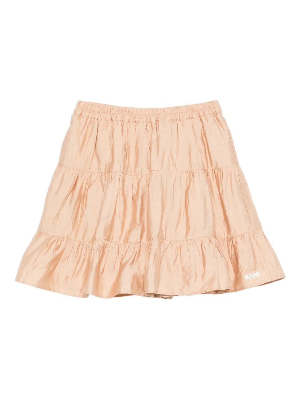 Donsje tiered ruffle skirt Beige
