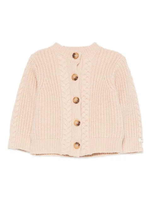 Donsje cable-knit button cardigan