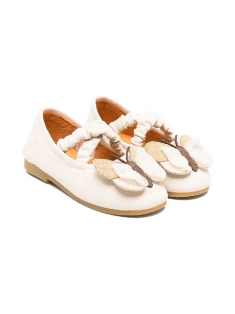 Donsje flats Mileni con detalle de mariposas