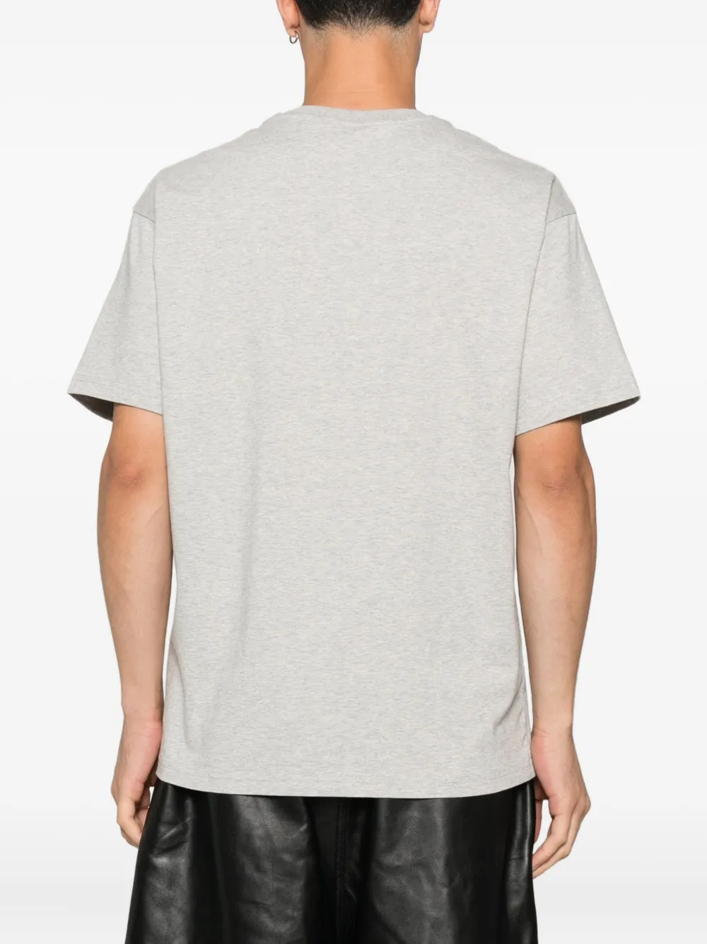 Givenchy logo-plaque cotton t-shirt Grijs