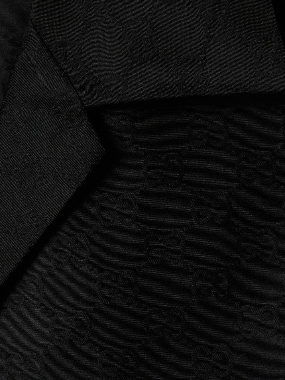 Gucci GG faille short-sleeve shirt Zwart