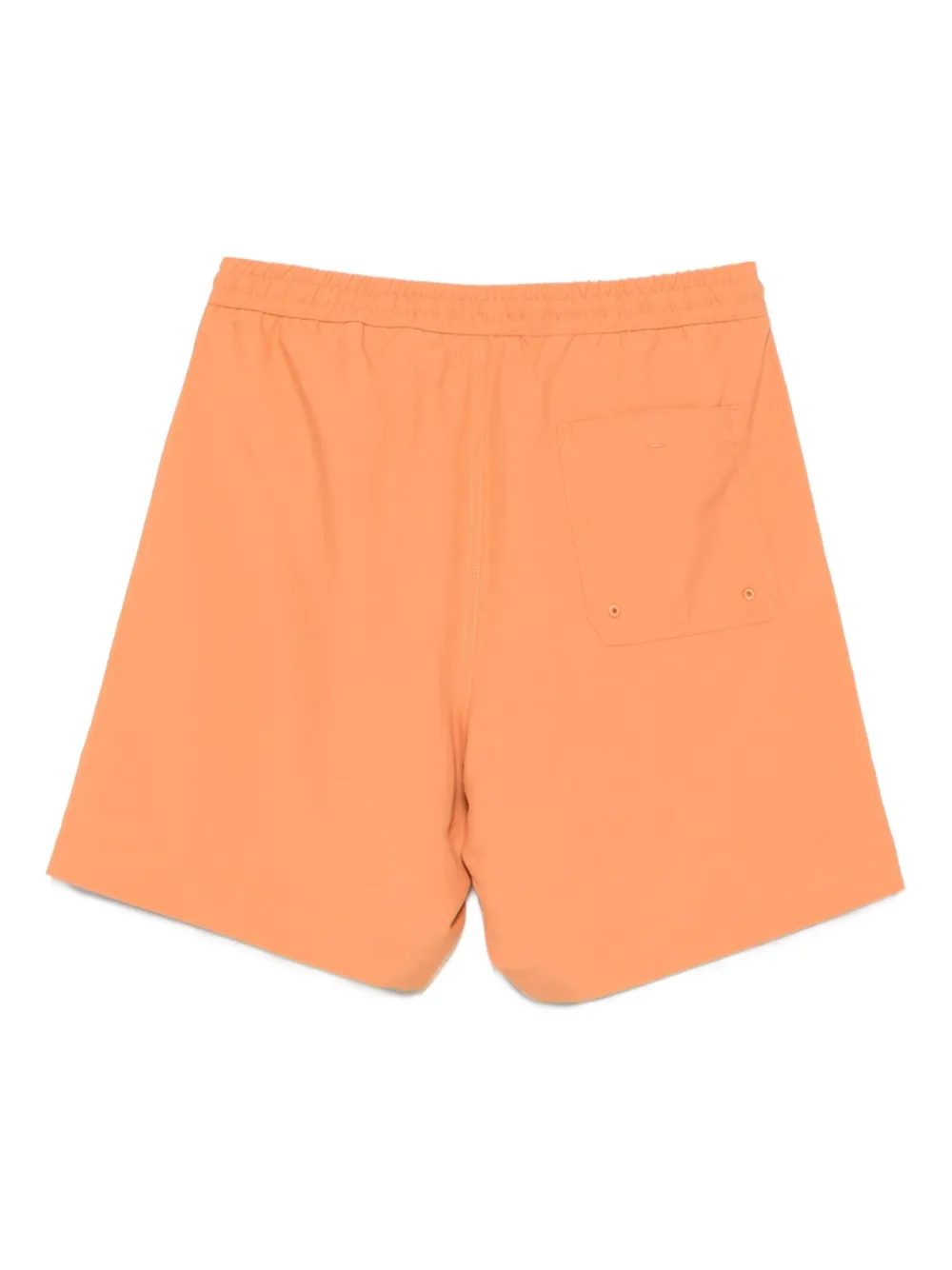 Carhartt WIP Zwembroek met geborduurd logo en trekkoordtaille Oranje