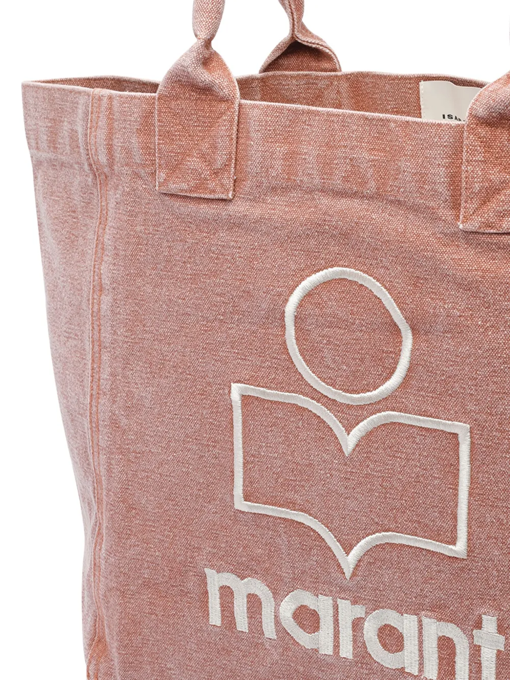 ISABEL MARANT Yenky logo-embroidered tote bag Roze