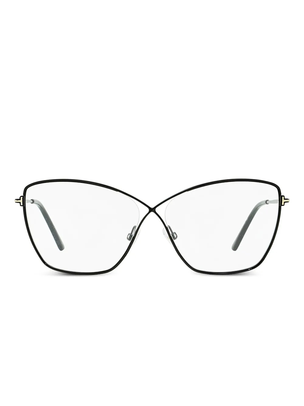 Tom Ford Cat-eye Full-rim Glasses In Black