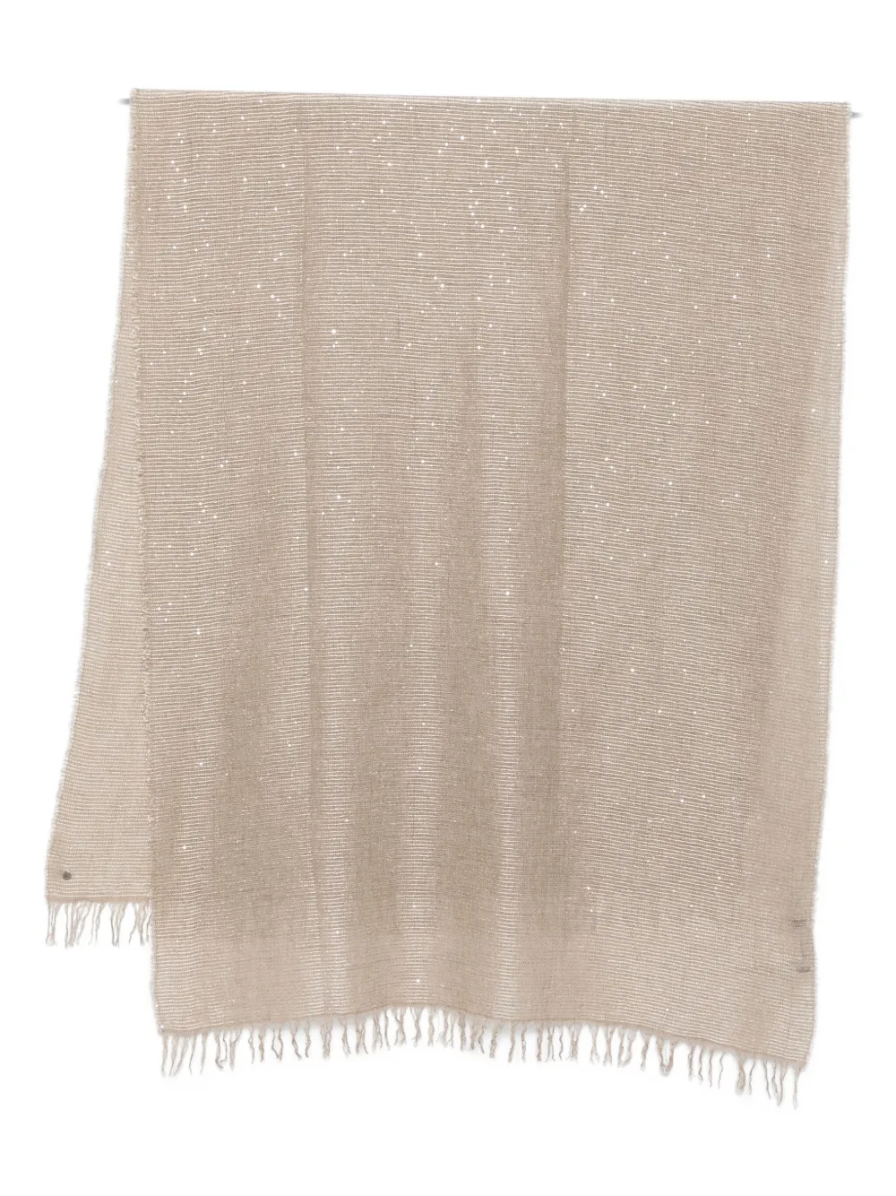Fabiana Filippi Sequin-embellished Fringed Scarf